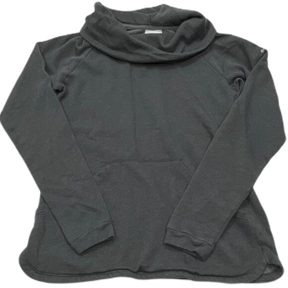 Columbia Sports Sweaters - Columbia Sweater Women Size S Gray Sweatshirt Pullover Cowl Neck Kangaroo Pocket